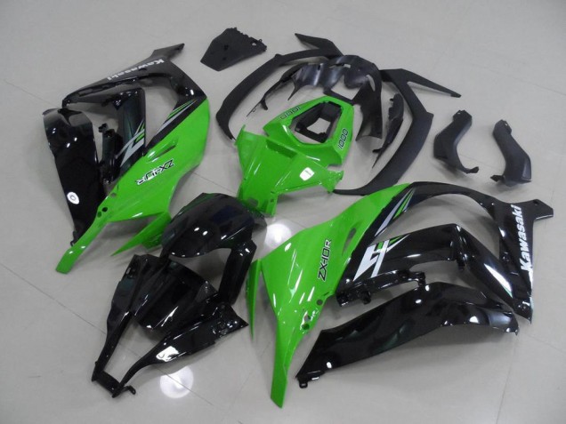 Cheapest 2011-2015 Green and Black Kawasaki ZX10R Motorcycle Replacement Fairings