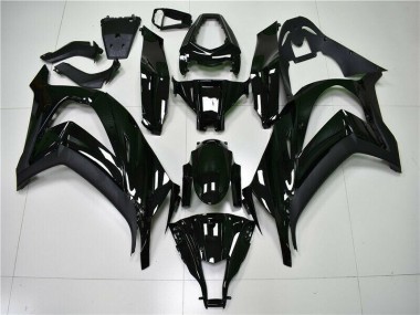 Cheapest 2011-2015 Glossy Black Kawasaki ZX10R Moto Fairings