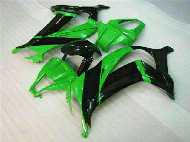 Cheapest 2011-2015 Green Black Kawasaki ZX10R Motor Fairings