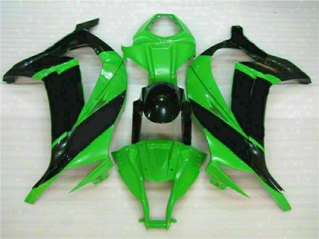 Cheapest 2011-2015 Green Black Kawasaki ZX10R Motor Fairings