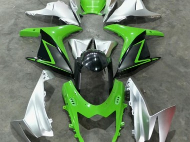 Cheapest 2011-2021 Green Silver Suzuki GSXR 600/750 Bike Fairing Kit