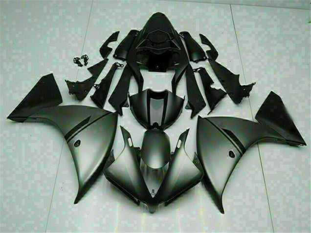 Cheapest 2012-2014 Grey Black Yamaha YZF R1 Moto Fairings
