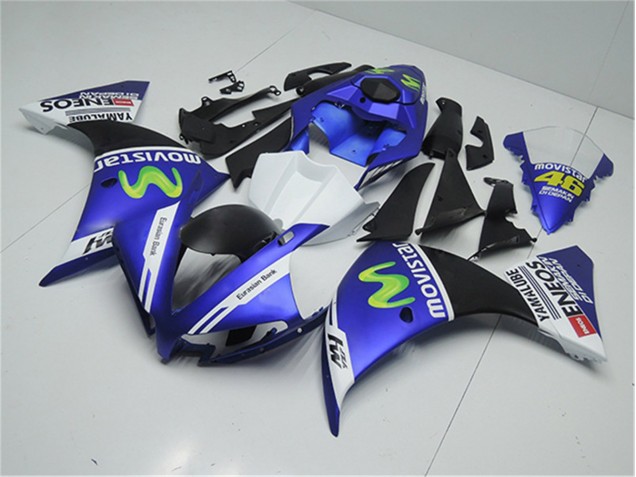 Cheapest 2012-2014 Blue White Black Yamaha YZF R1 Motorcycle Replacement Fairings
