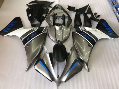 Cheapest 2012-2014 Silver Blue Yamaha YZF R1 Motorbike Fairing Kits