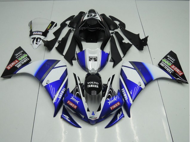 Cheapest 2012-2014 Blue Black Sterilgarda Yamaha YZF R1 Motorcycle Fairing Kit
