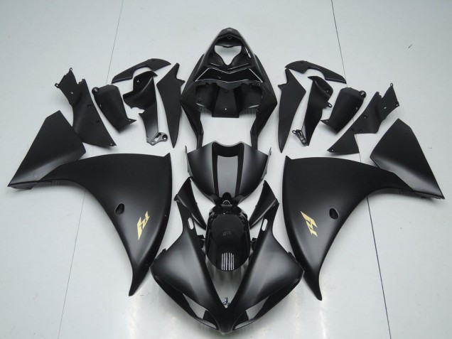 Cheapest 2012-2014 Matte Black Sticker Yamaha YZF R1 Motorcycle Bodywork
