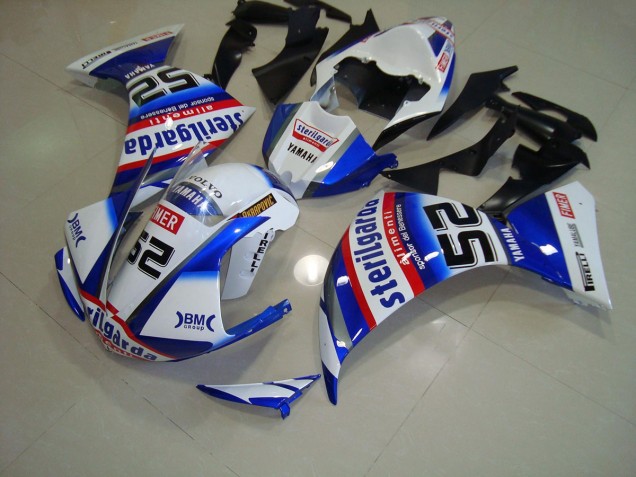 Cheapest 2012-2014 White Black Sterilgarda Yamaha YZF R1 Motorcylce Fairings
