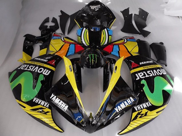 Cheapest 2012-2014 Rossi Moviestar Yamaha YZF R1 Bike Fairing