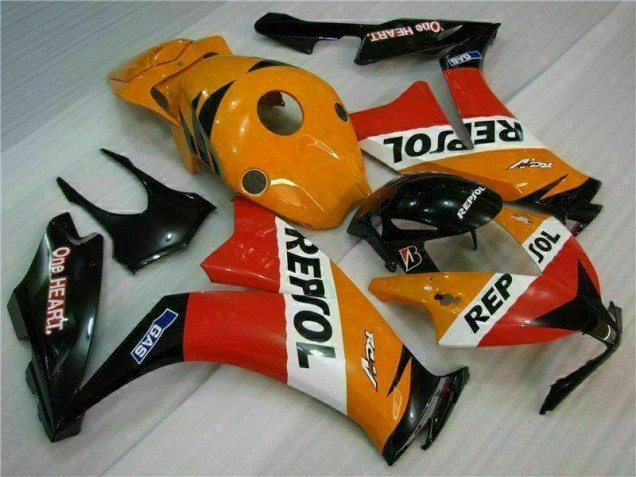 Cheapest 2012-2016 Orange Black Repsol Honda CBR1000RR Motorcyle Fairings