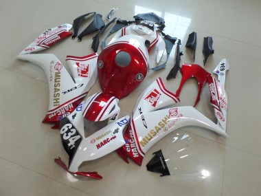 Cheapest 2012-2016 Red Musashi Honda CBR1000RR Bike Fairing