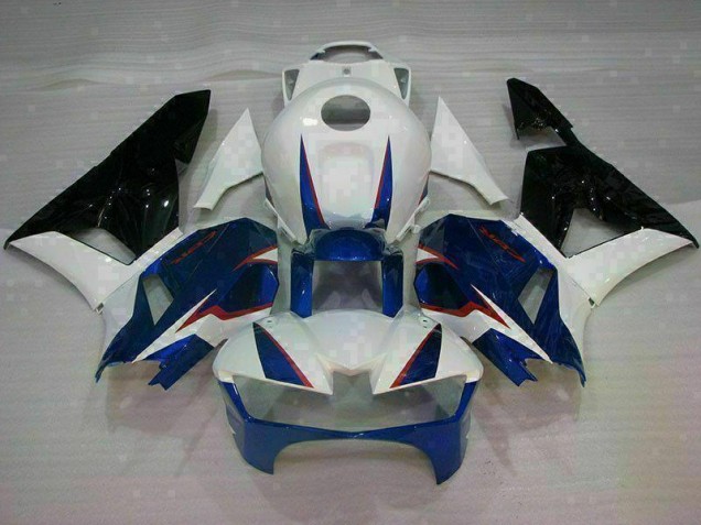 Cheapest 2013-2021 Blue White Honda CBR600RR Motorcycle Fairings