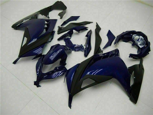 Cheapest 2013-2016 Blue Black Kawasaki EX300 Motorcycle Fairings Kits