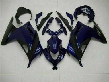 Cheapest 2013-2016 Blue Black Kawasaki EX300 Motorcycle Fairings Kits
