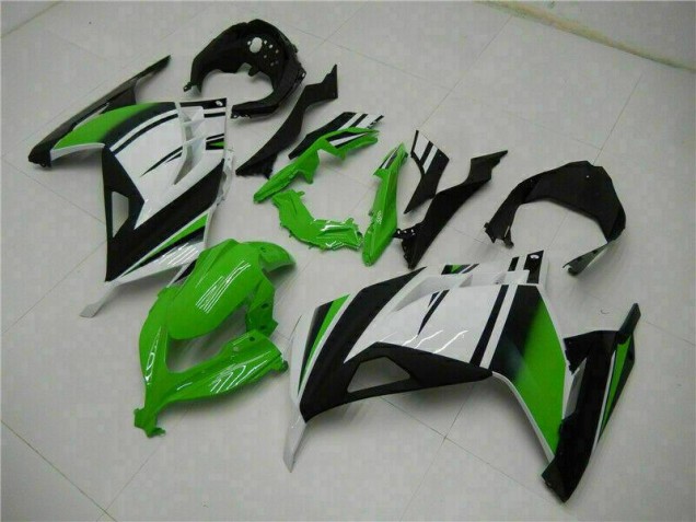 Cheapest 2013-2016 Green Black Silver Kawasaki EX300 Moto Fairings