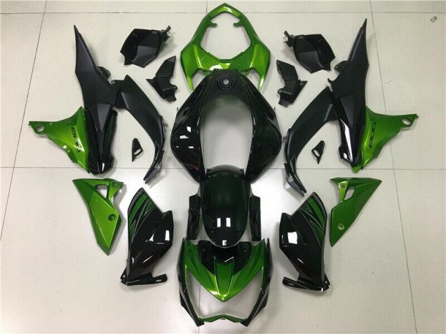 Cheapest 2013-2016 Green Black Kawasaki Z800 Motorbike Fairing Kits