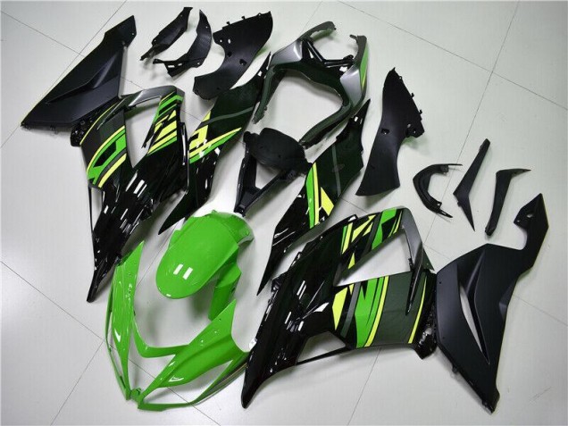 Cheapest 2013-2018 Green Black Kawasaki ZX6R Replacement Fairings Cheapest 2013-2018 Green Black Kawasaki ZX6R Replacement Fairings