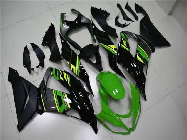 Cheapest 2013-2018 Green Black Kawasaki ZX6R Replacement Fairings Cheapest 2013-2018 Green Black Kawasaki ZX6R Replacement Fairings