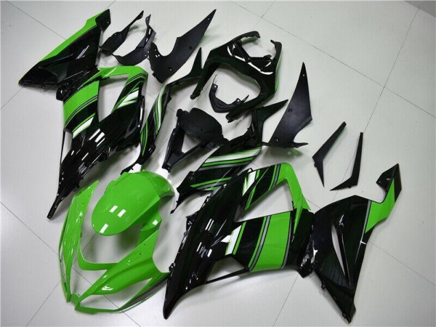 Cheapest 2013-2018 Green Black Kawasaki ZX6R Motorcycle Fairings Cheapest 2013-2018 Green Black Kawasaki ZX6R Motorcycle Fairings