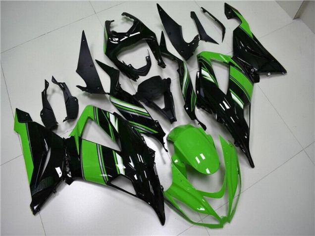 Cheapest 2013-2018 Green Black Kawasaki ZX6R Motorcycle Fairings Cheapest 2013-2018 Green Black Kawasaki ZX6R Motorcycle Fairings