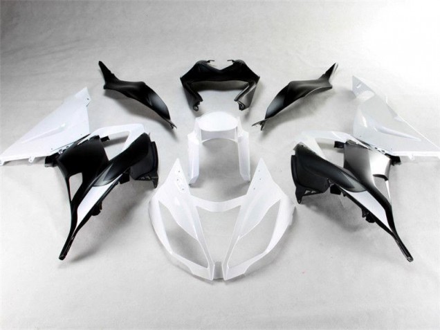 Cheapest 2013-2018 White Black Kawasaki ZX6R Motorbike Fairings Cheapest 2013-2018 White Black Kawasaki ZX6R Motorbike Fairings