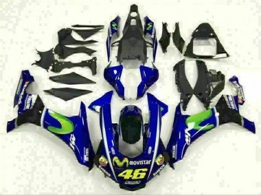 Cheapest 2015-2019 Blue Yamaha YZF R1 Motorcycle Fairing Kit