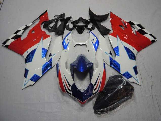 Cheapest 2011-2014 White Blue Red Ducati 1199 Bike Fairing Cheapest 2011-2014 White Blue Red Ducati 1199 Bike Fairing