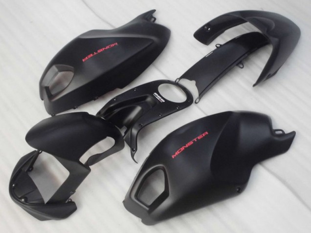 Cheapest 2008-2012 Black Red Monster Ducati Monster 696 Replacement Motorcycle Fairings