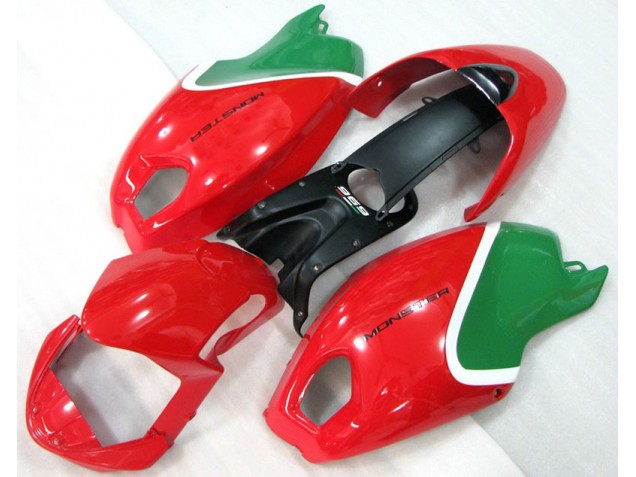 Cheapest 2008-2012 Red Green Monster Ducati Monster 696 Motorcycle Replacement Fairings