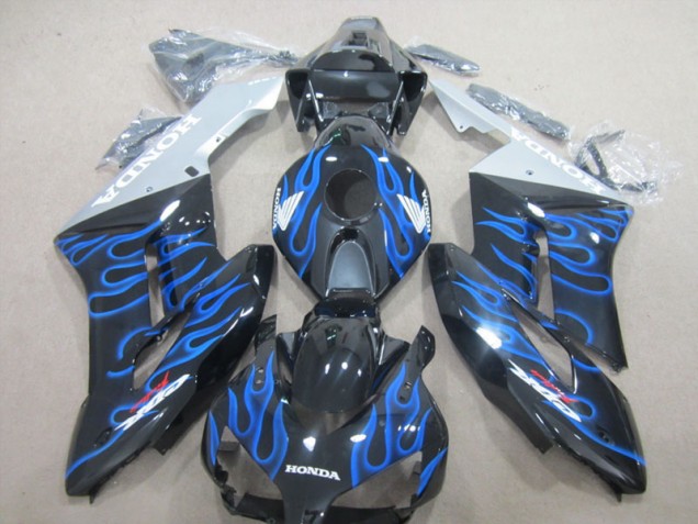 Cheapest 2004-2005 Black Blue Flame Honda CBR1000RR Motorcycle Fairing