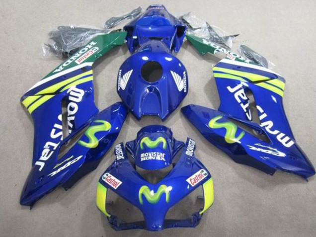 Cheapest 2004-2005 Blue Movistar Castrol Honda CBR1000RR Motorbike Fairing