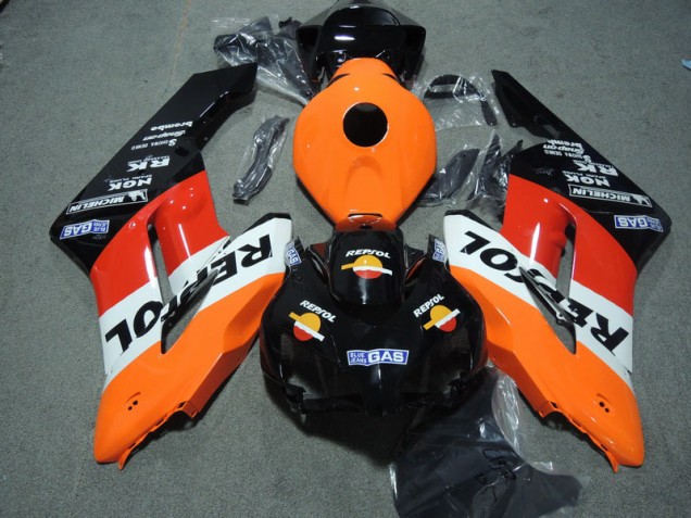 Cheapest 2004-2005 Black Orange Repsol Honda CBR1000RR Motor Bike Fairings