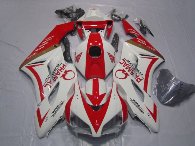 Cheapest 2004-2005 White Red PRAMAC Honda CBR1000RR Motorcycle Bodywork