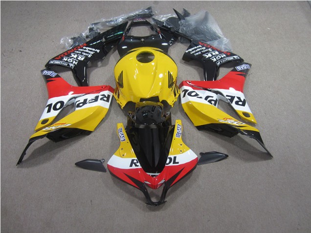 Cheapest 2004-2005 Yellow Repsol Honda CBR1000RR Bike Fairing Kit