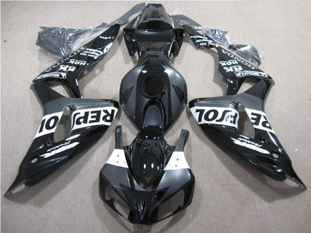 Cheapest 2006-2007 Black Repsol Honda CBR1000RR Motorcycle Fairing Kits