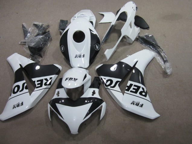 Cheapest 2008-2011 Black White Repsol Honda CBR1000RR Replacement Motorcycle Fairings