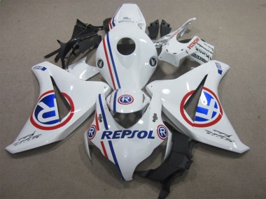 Cheapest 2008-2011 White Blue Repsol Honda CBR1000RR Motorcycle Bodywork