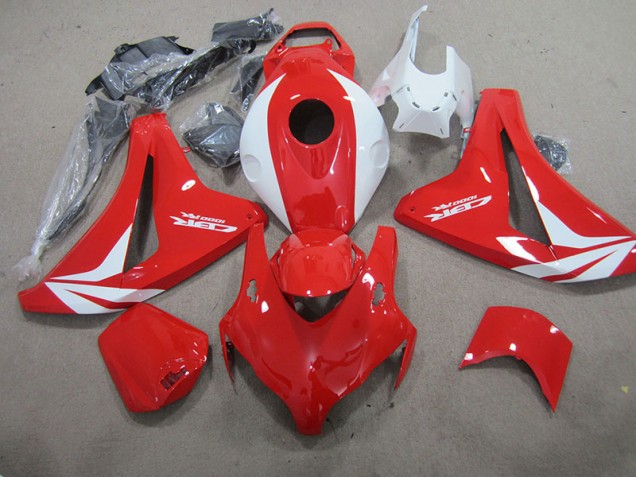 Cheapest 2008-2011 Red White Fireblade Honda CBR1000RR Motorbike Fairings
