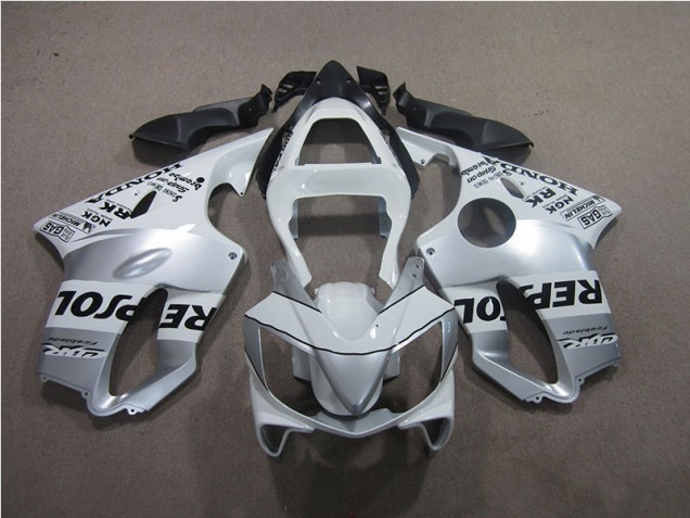 Cheapest 2001-2003 Silver Repsol Honda CBR600 F4i Motor Fairings Cheapest 2001-2003 Silver Repsol Honda CBR600 F4i Motor Fairings