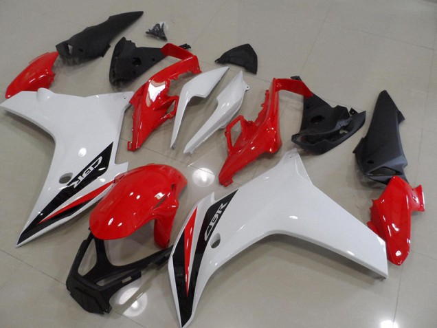 Cheapest 2011-2013 Red Black White Honda CBR600F Motorcyle Fairings