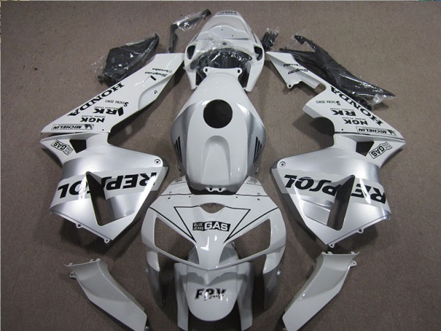 Cheapest 2005-2006 White Black Repsol Honda CBR600RR Motorcyle Fairings