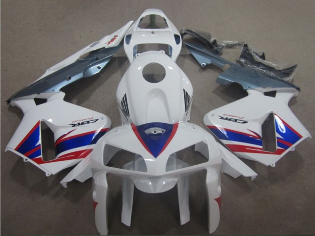 Cheapest 2005-2006 White Blue Red Honda CBR600RR Motorcycle Fairing