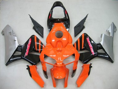 Cheapest 2005-2006 Orange Black Honda CBR600RR Motorcycle Fairing