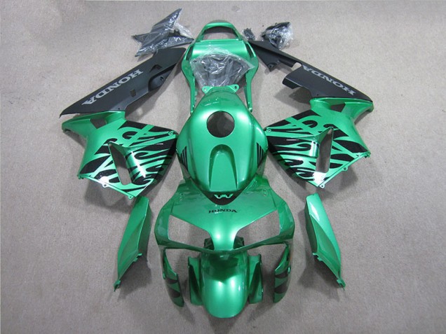 Cheapest 2005-2006 Green Black Honda CBR600RR Motorcycle Fairings Kit