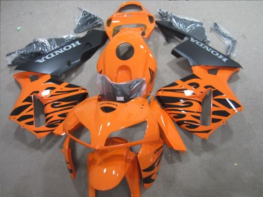 Cheapest 2005-2006 Orange Black Honda CBR600RR Motorbike Fairings