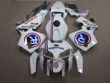 Cheapest 2005-2006 White Blue Repsol Honda CBR600RR Bike Fairing Kit