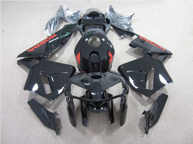 Cheapest 2005-2006 Black with Red Honda CBR600RR Motorcycle Bodywork