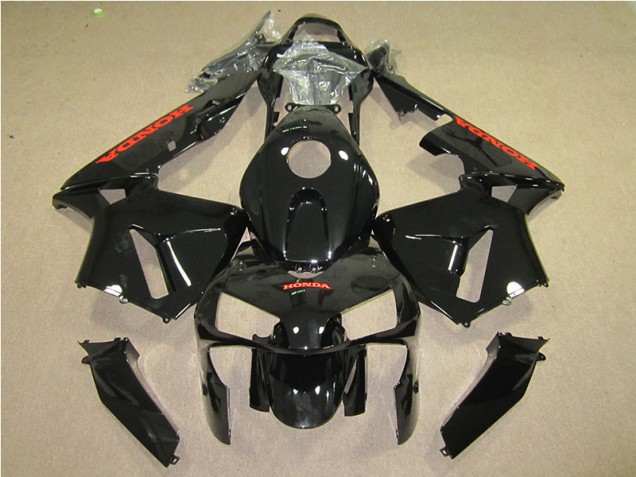 Cheapest 2005-2006 Black Red Honda CBR600RR Motorcyle Fairings