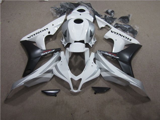 Cheapest 2007-2008 White Black Honda CBR600RR Bike Fairing
