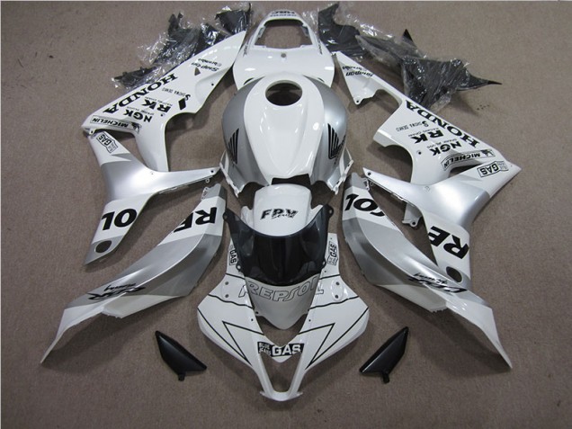 Cheapest 2007-2008 Silver Repsol Honda CBR600RR Bike Fairings Cheapest 2007-2008 Silver Repsol Honda CBR600RR Bike Fairings