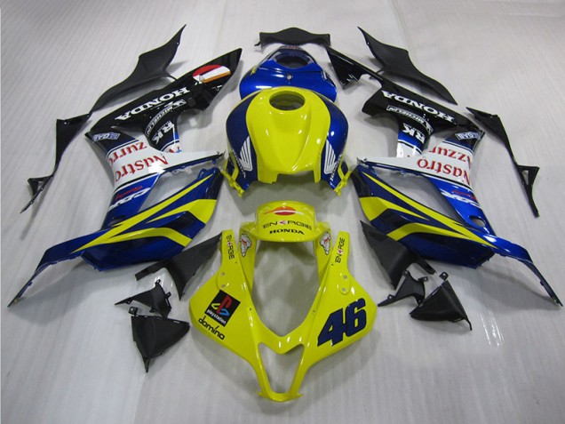 Cheapest 2007-2008 Yellow Blue 46 Honda CBR600RR Motorbike Fairing Cheapest 2007-2008 Yellow Blue 46 Honda CBR600RR Motorbike Fairing